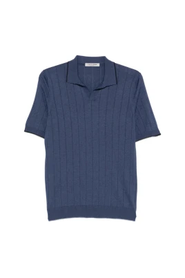 Vertical Stripe Polo