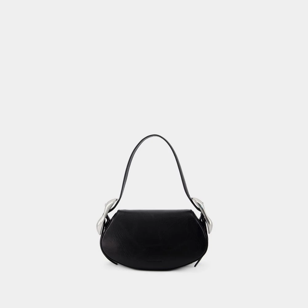 alexander wang Zwarte Leren Flap Tas Black Dames