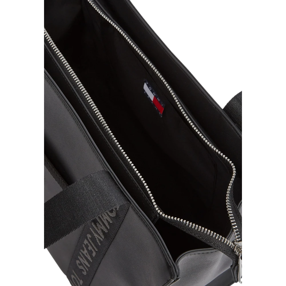 Tommy Hilfiger Zwarte handtas met ritssluiting voor dames Black Dames