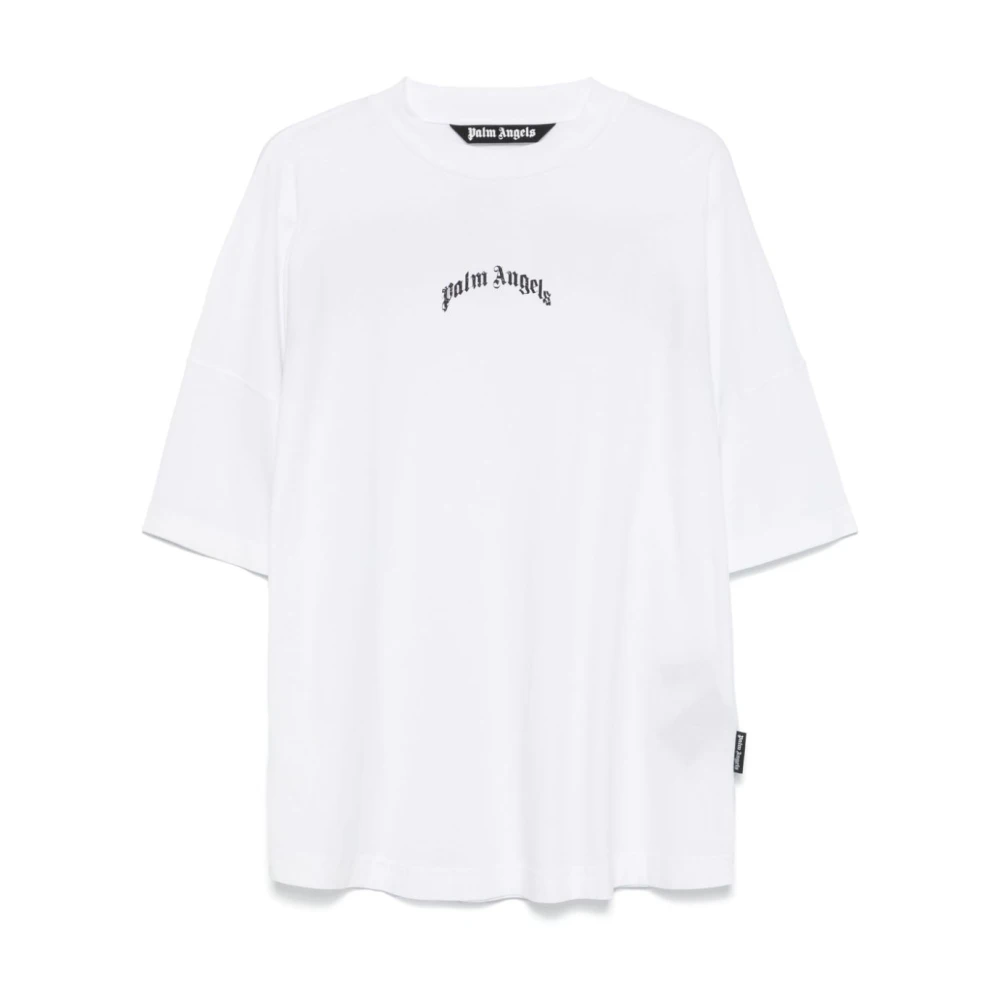 Palm Angels Men's White T-Shirts, L, Stylish T-Shirts And Polos