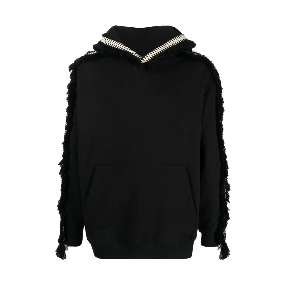 Ritos Broderad detalj hoodie Black, Herr