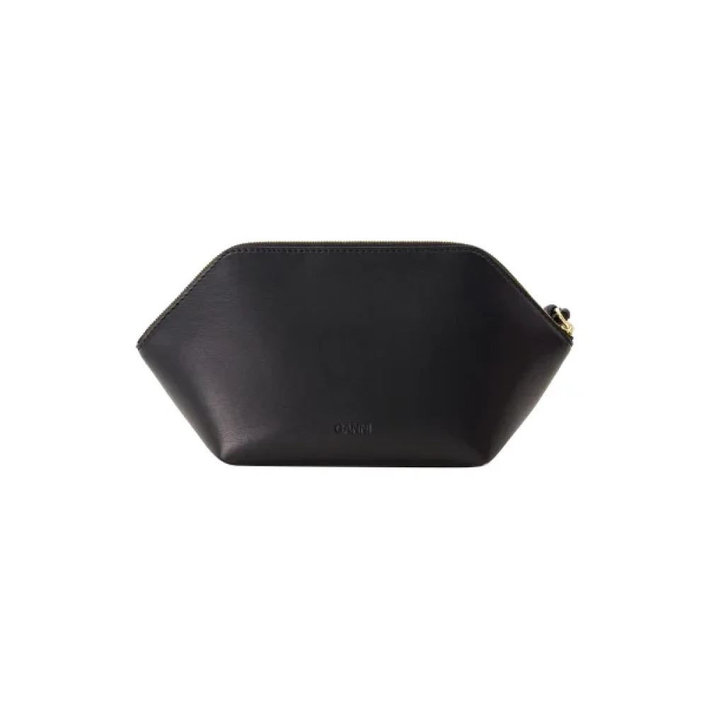 Ganni Leather handbags Black Dames