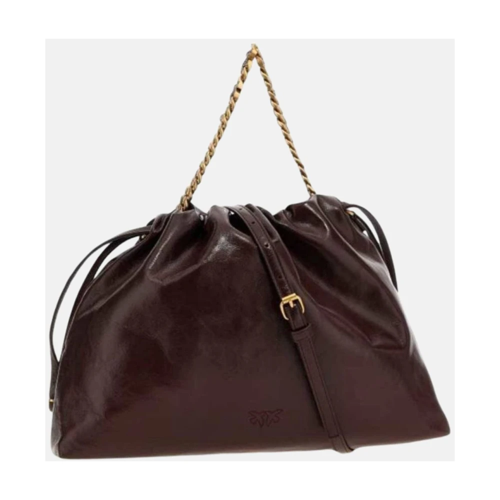 pinko Stijlvolle Handtas voor Trendy Vrouwen Brown Dames