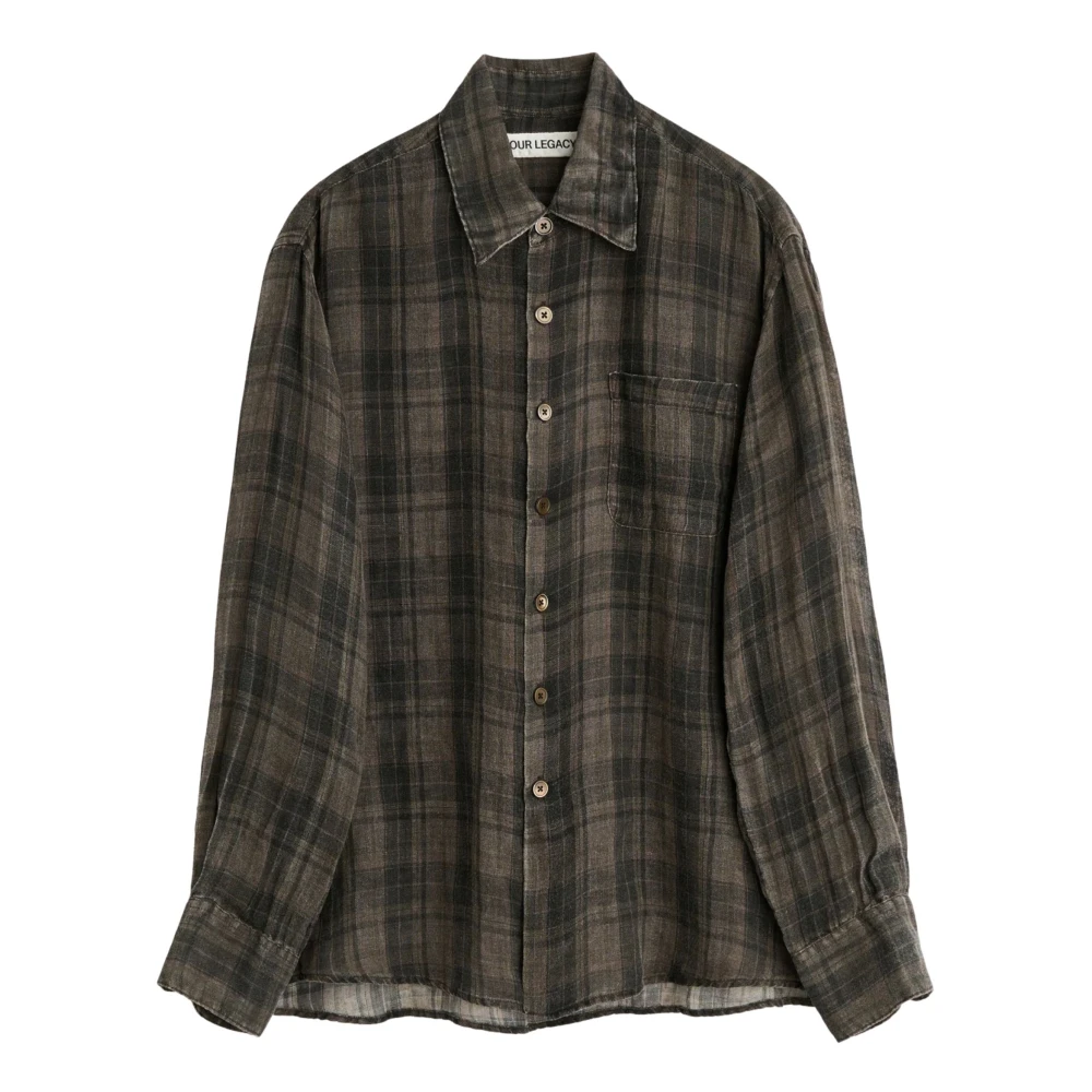 Our Legacy Men's Above Pocket Checked Shirt