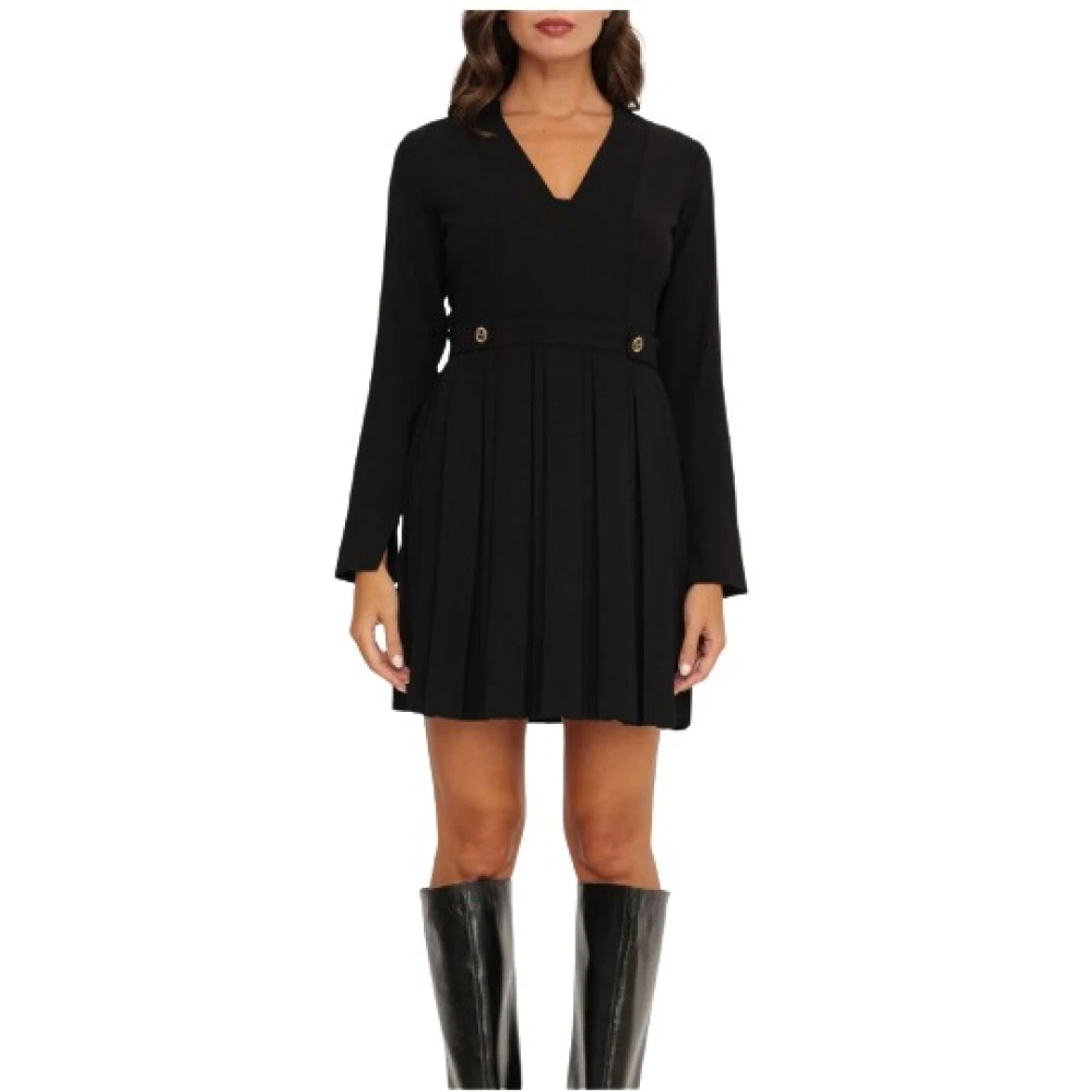 Twinset Zwart Jurk Set Stijlvolle Mode Black Dames