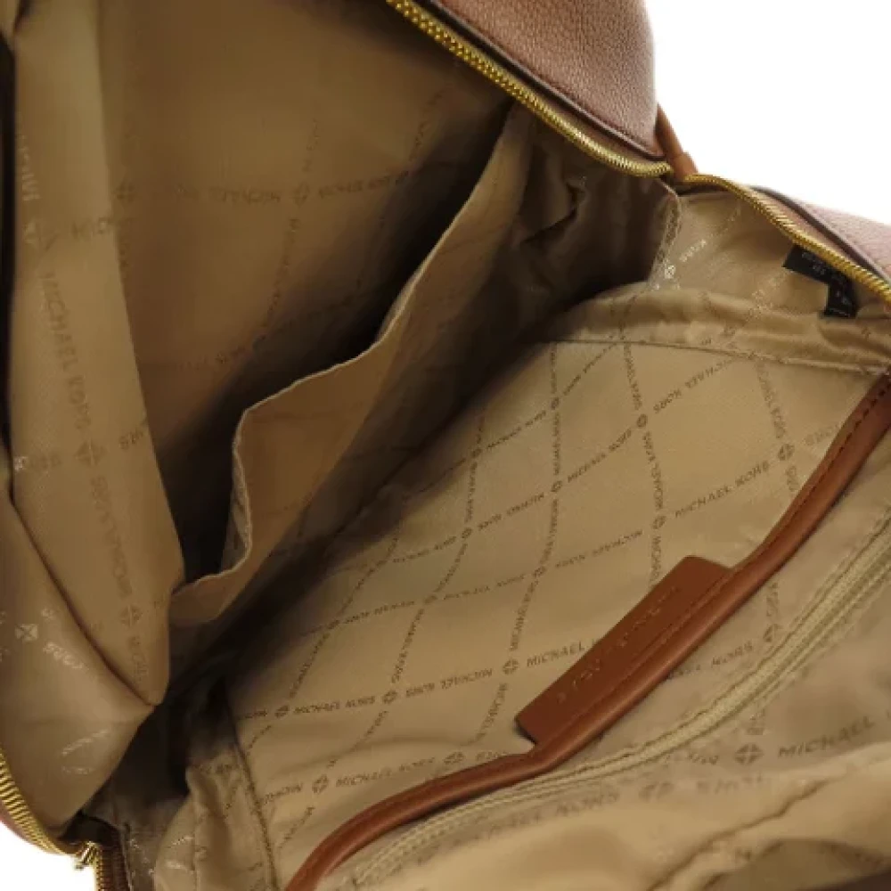 Michael Kors Pre-owned Plastic backpacks Brown Dames