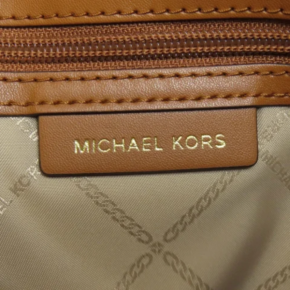 Michael Kors Pre-owned Fabric shoulder-bags Brown Dames