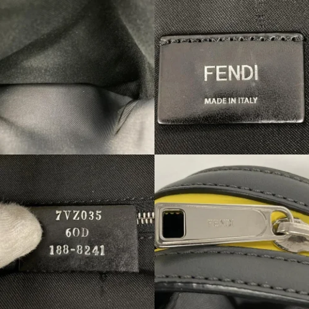 Fendi Vintage Pre-owned Fabric backpacks Gray Dames