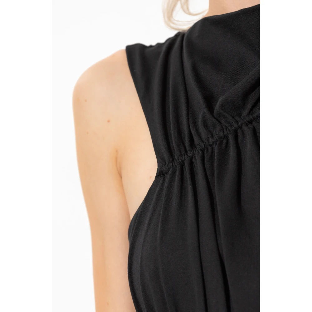 alexander mcqueen Asymmetrische jurk Black Dames