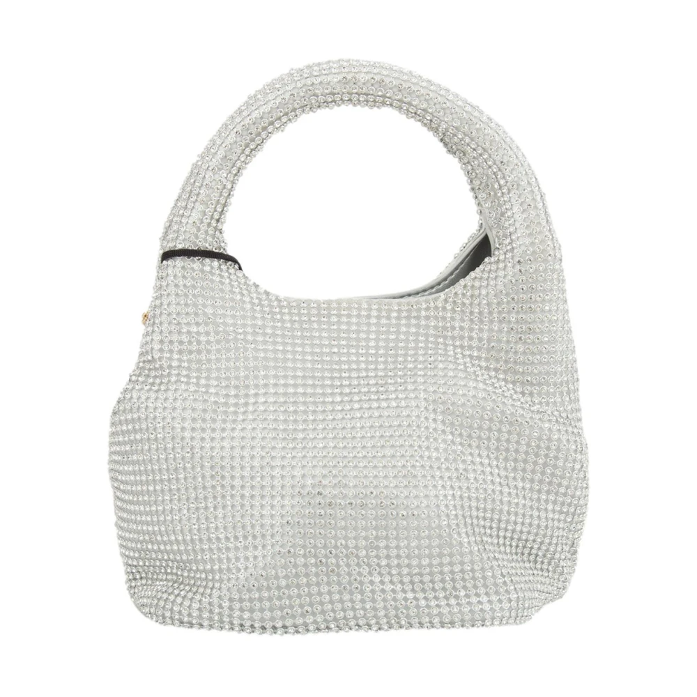 Twinset Zilveren Mini Hobo Tas Gray Dames
