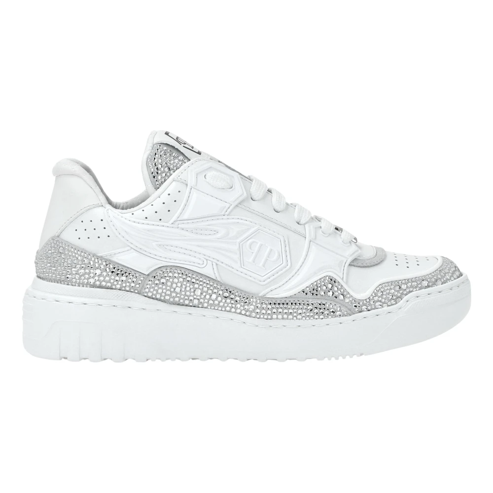 Philipp Plein Moon Walker Lo-Top Sneakers Dames Schoenen Wit