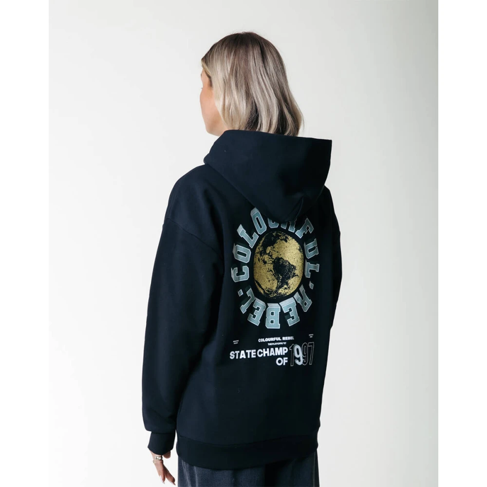 Colourful Rebel Clean Hoodie Wh116277 Black Dames