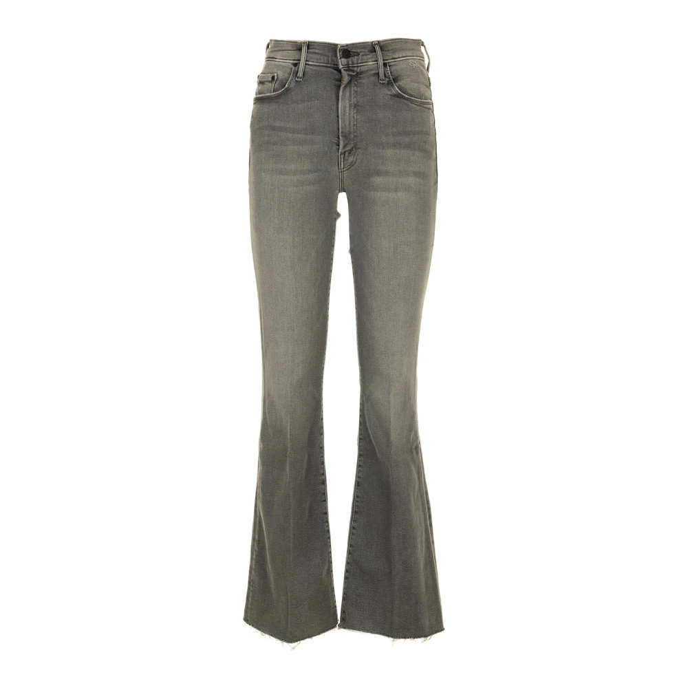 Mother Flared Jeans Gray Dames