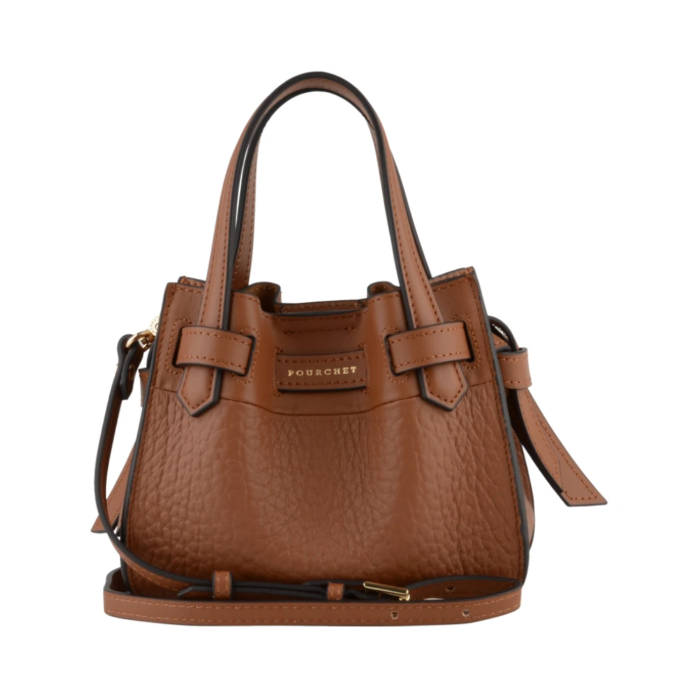 Pourchet Paris Micro Crossbody Bag Brown Dames