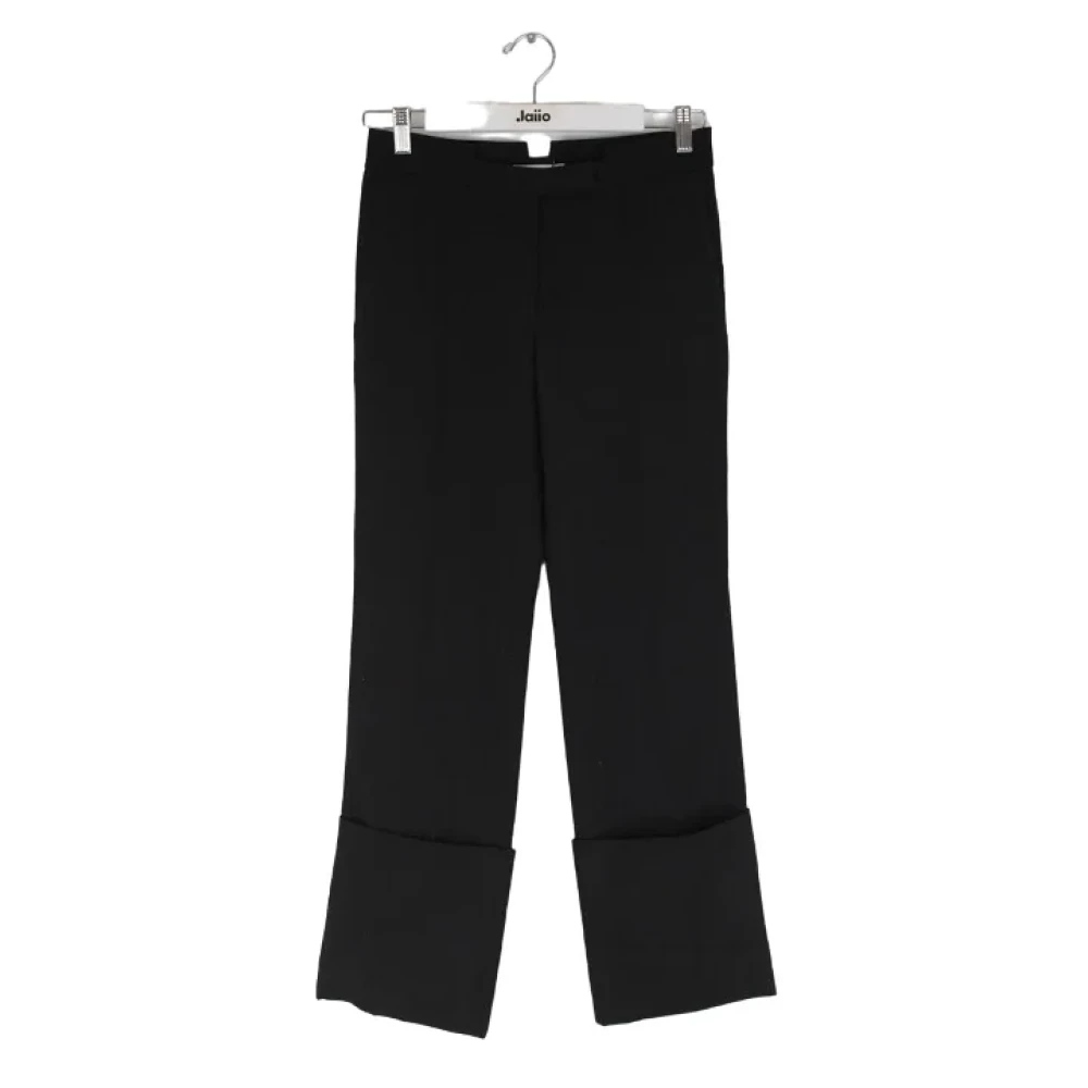 Givenchy Pre-owned Wool bottoms Black Dames
