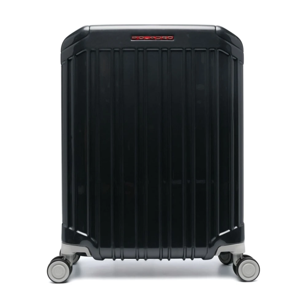 Piquadro Unisex Svart Resväskor One Size, Hårt Skalväska Med Tsa-Lås