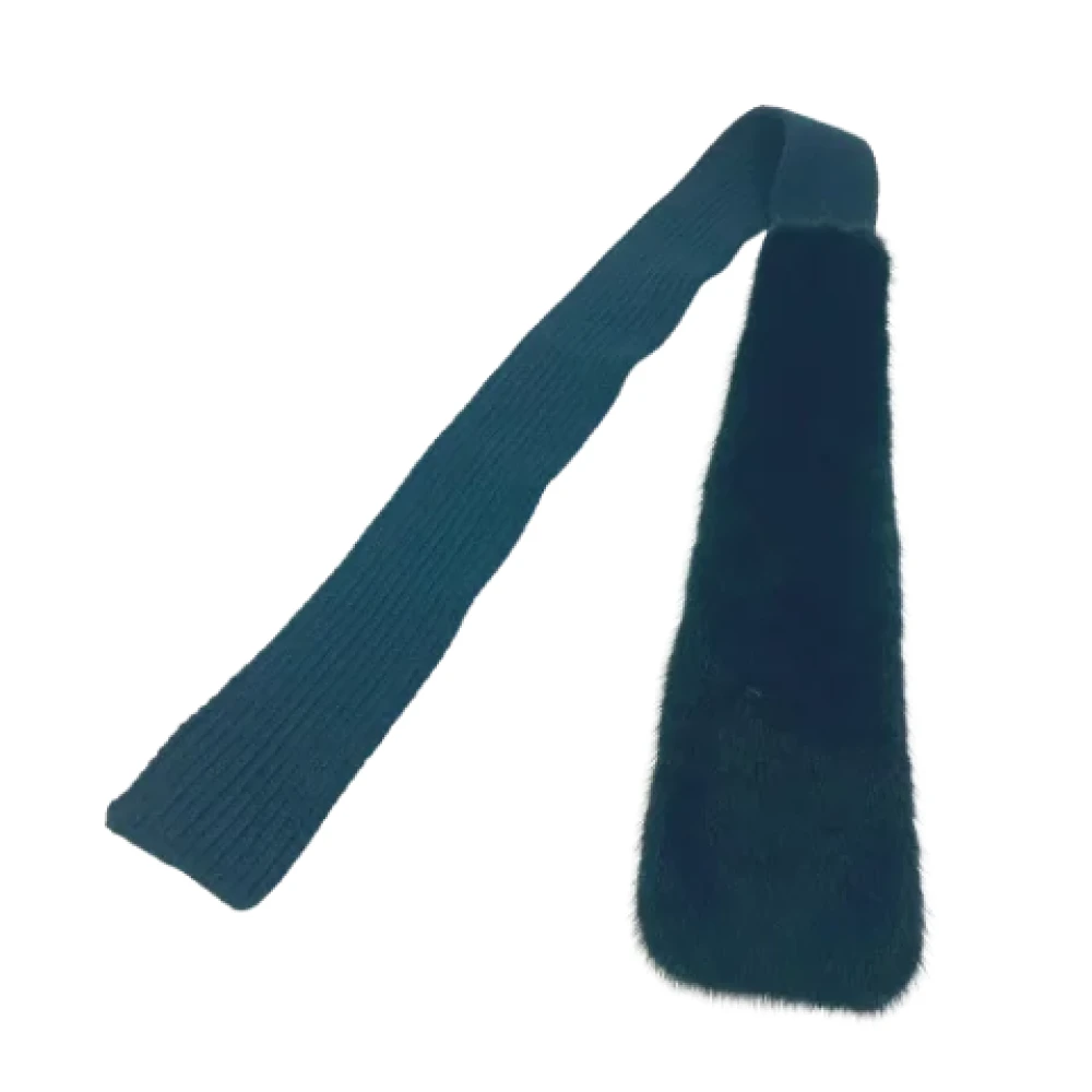 Prada Vintage Pre-owned Fabric scarves Green Dames