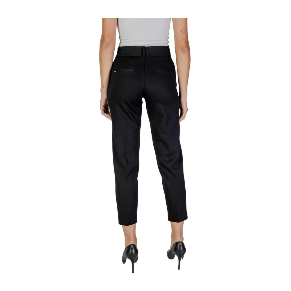 Street One Stretch Viscose Blend Broek Black Dames
