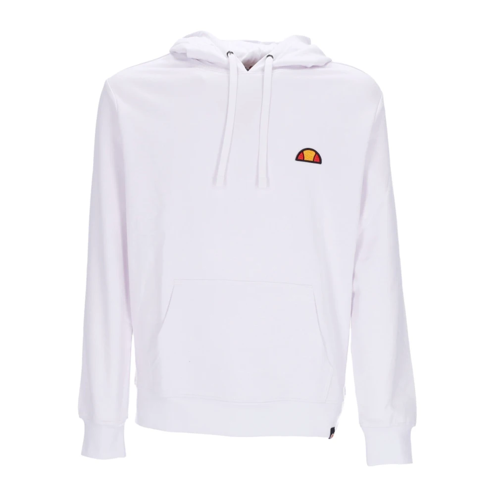 Ellesse Witte hoodie met kangoeroezak White Heren