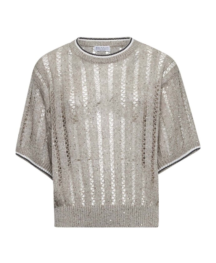 pull-en-lin-raye-avec-sequins