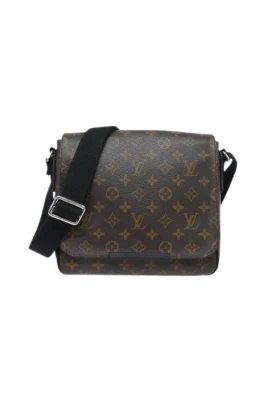 Pre-owned Monogram Macassar Axelväska