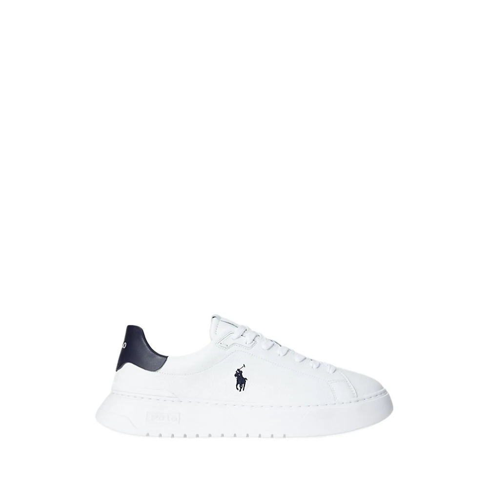 Polo Ralph Lauren Uomo Bianco Scarpe, 46 Eu, New,
