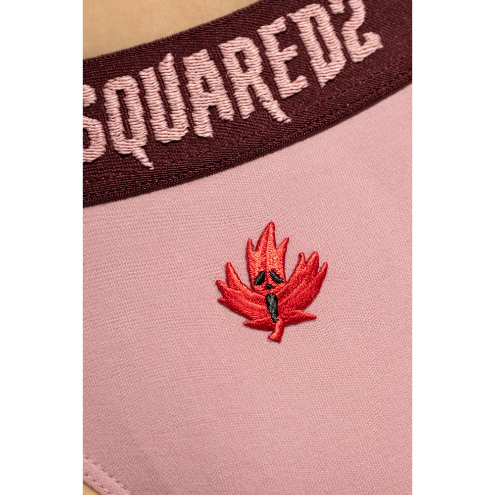 Dsquared2 Slip met logo Pink Dames