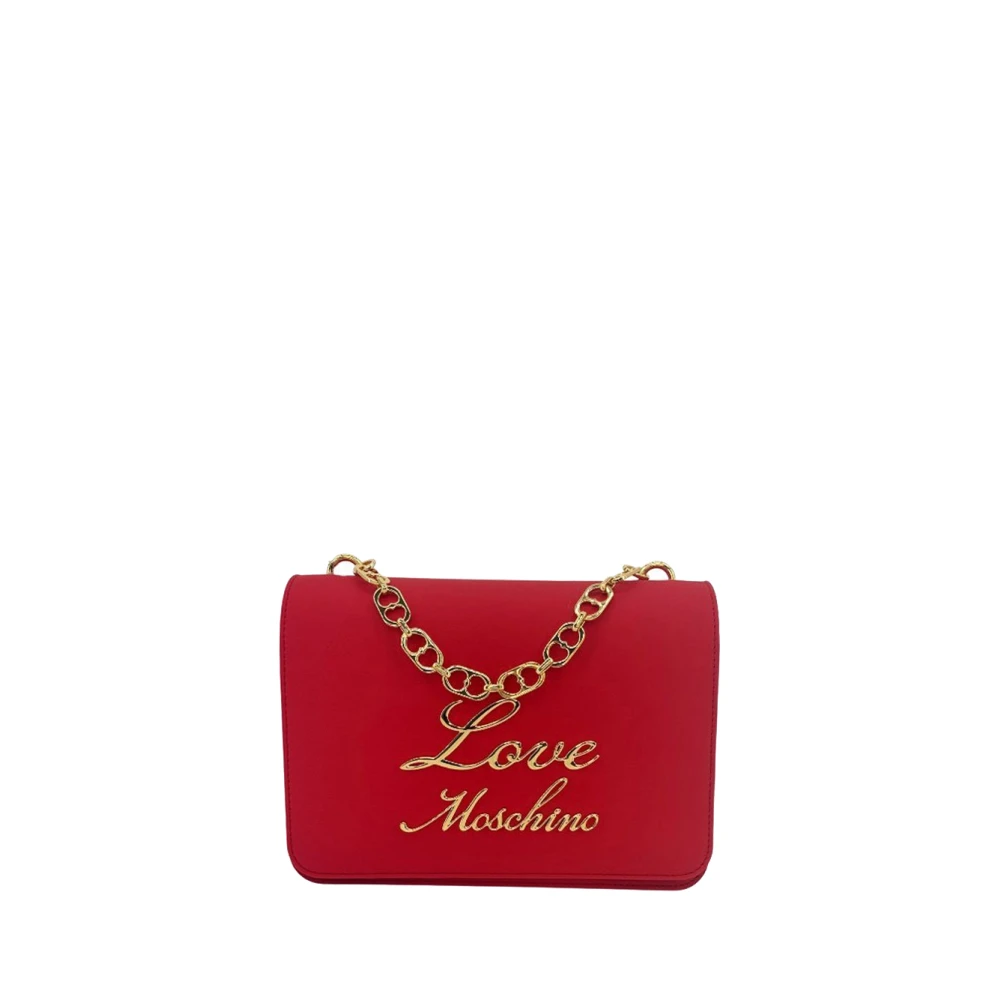 Love Moschino Rode handtas met kettinghandvat Red Dames