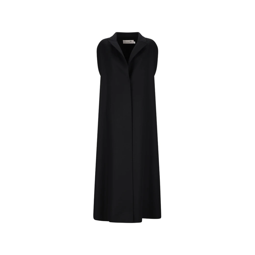 Dior Women's Black Cape - Ponchos - S - Jackets