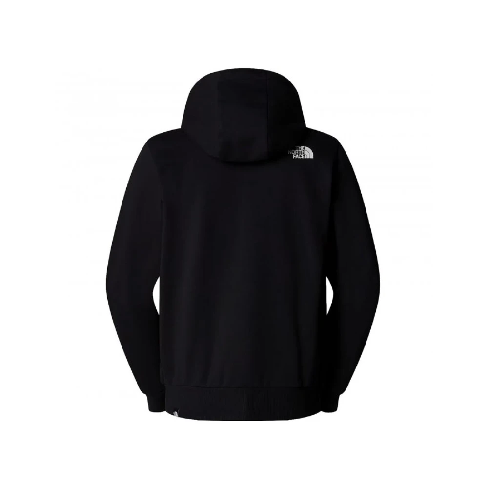 The North Face Eenvoudige Dome Volledige Rits Hoodie Black Heren