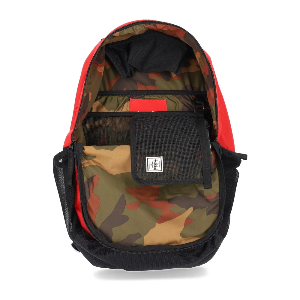 Herschel Grote Herenrugzak Rood Zwart Red Unisex