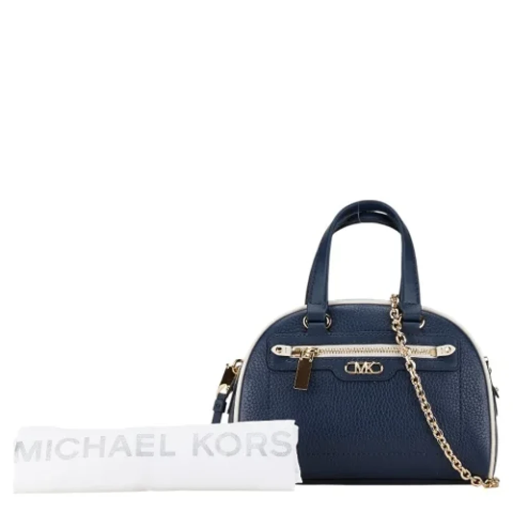 Michael Kors Pre-owned Leather handbags Blue Dames