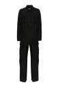 robe-noire-en-melange-de-coton-ripstop