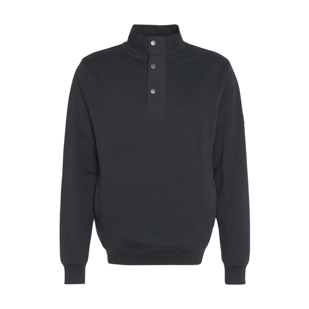 Barbour Flight Half Zip Sweatshirt Zwart Black Heren