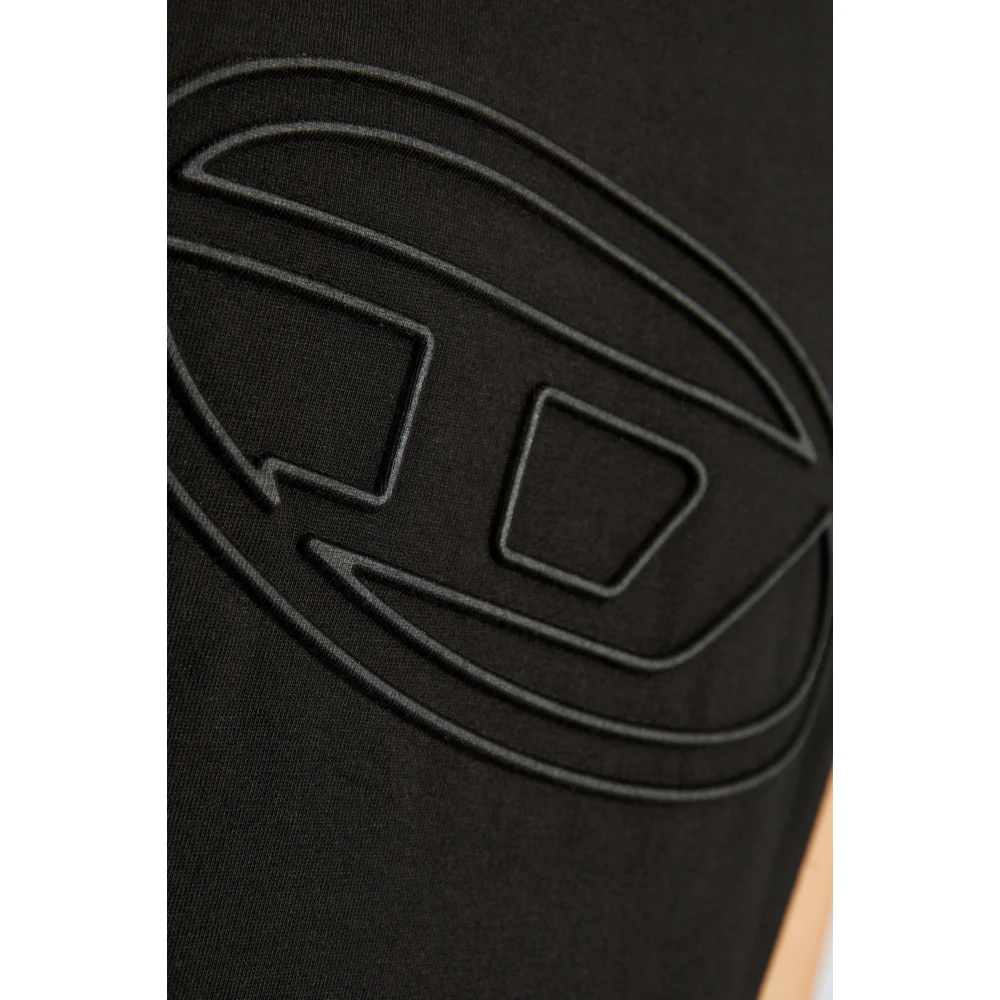Diesel Mouwloos T-shirt T-Bisco-Bigoval Black Heren