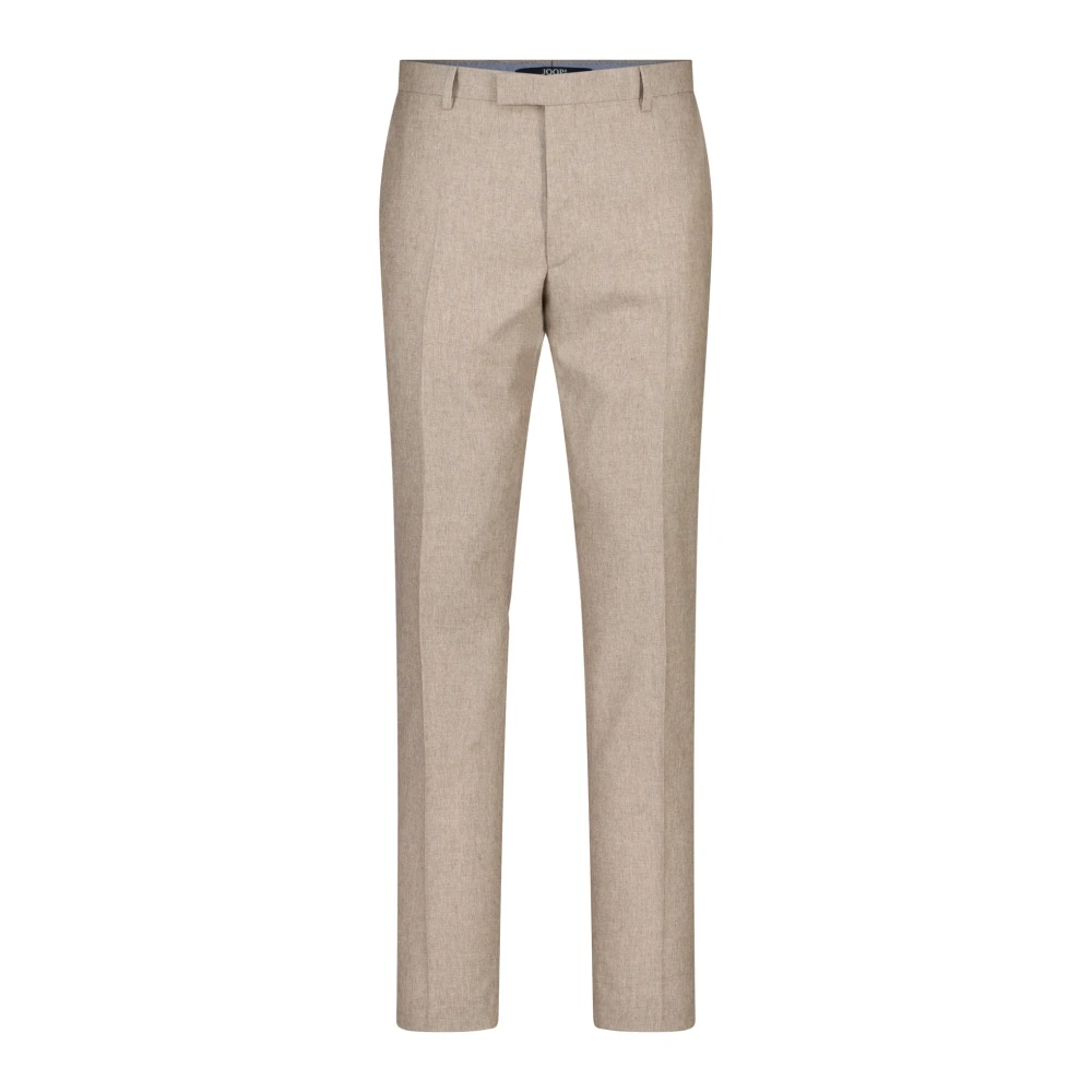 Joop! Slim-Fit Wollen Stretch Combinatiebroek Brown Heren