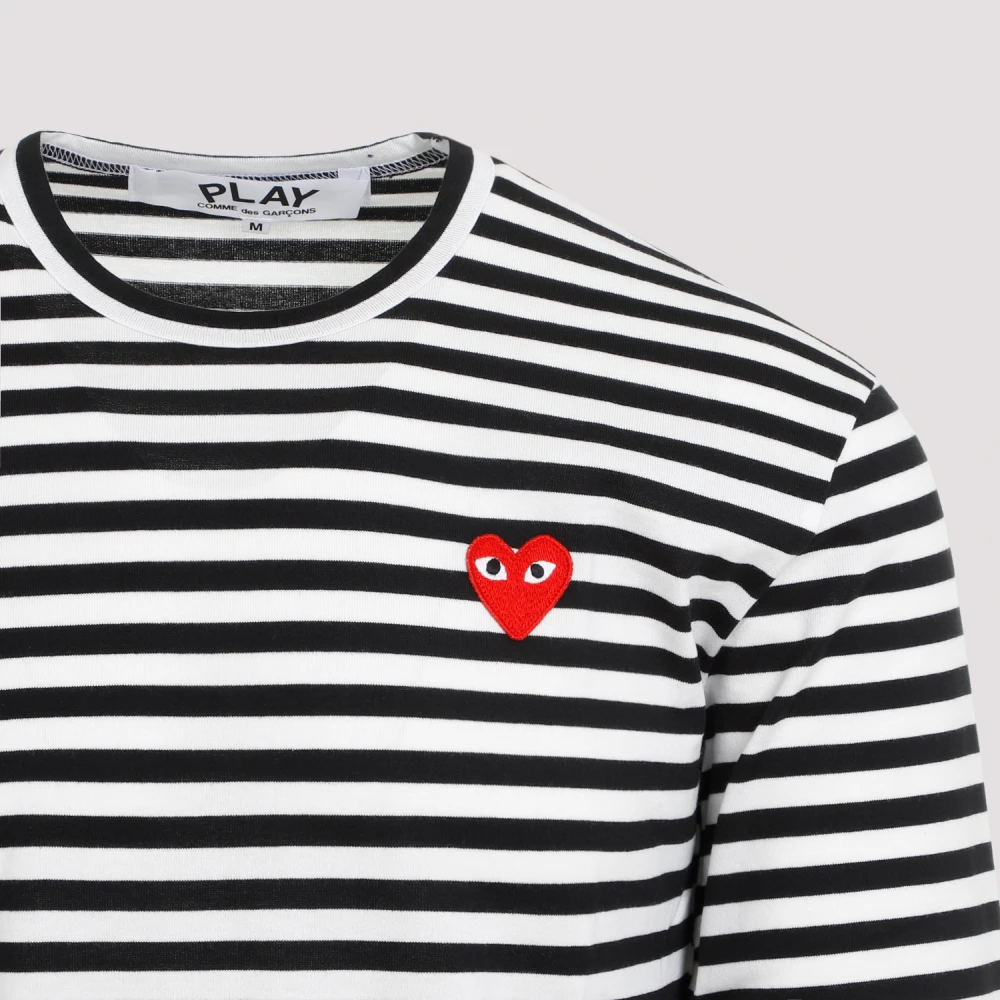 Comme des Garçons Play Longsleeve T-shirt Black Heren