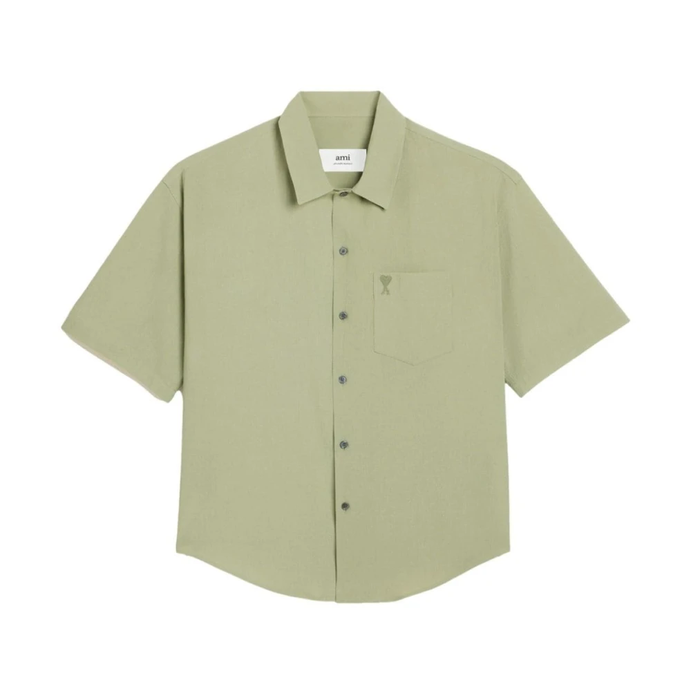 Shirts > Short Sleeve Shirts - - Ami Paris - Modalova