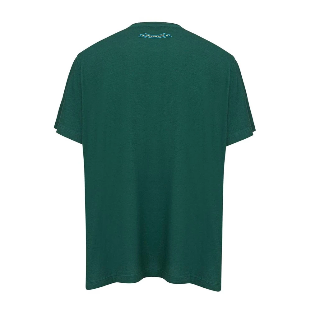 Dsquared2 Klassiek Katoenen T-shirt Green Heren