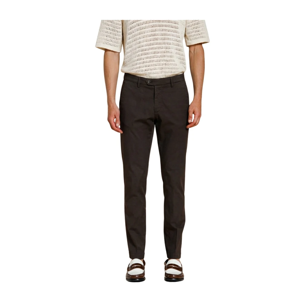 Mason's Uomo Marrone Pantaloni, M, New,