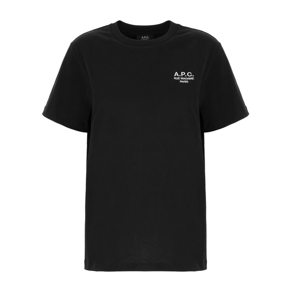 A.p.c. - Tops > T-Shirts - Black - A.p.c. - Modalova