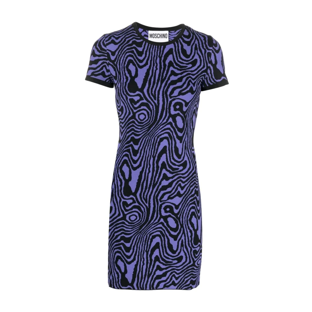 Moschino Women's Blue Short Dresses, L, Mini Dress
