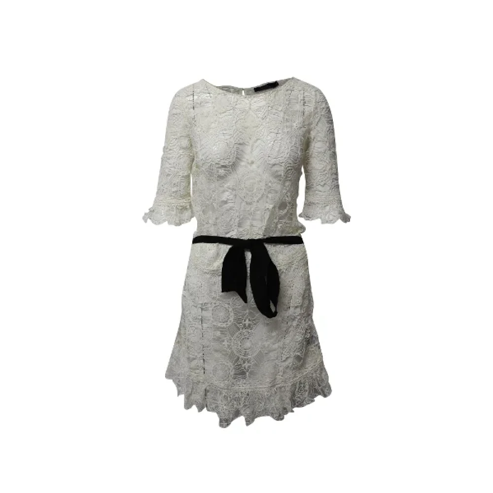 Ralph Lauren Pre-owned Cotton dresses White Dames