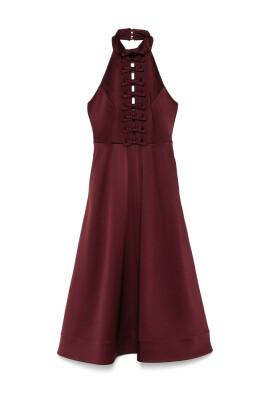 bow-detail-dress-with-slit-pockets