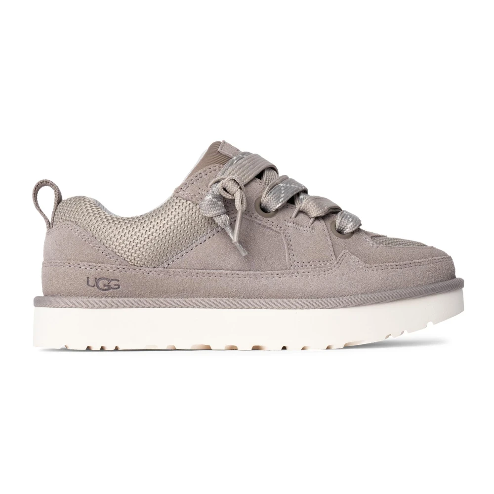Ugg Women's Gray Sneakers, 10 Uk, Lo Lowmel