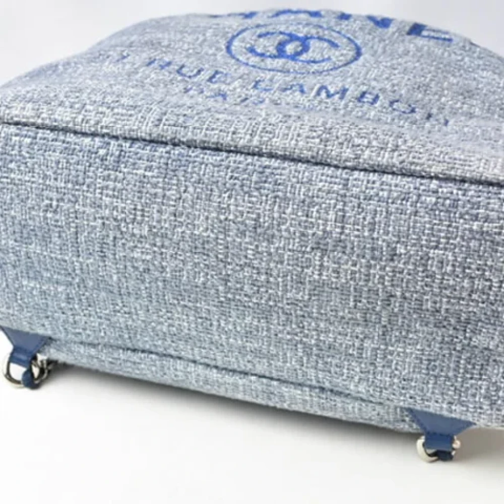 Chanel Vintage Pre-owned Fabric chanel-bags Blue Dames