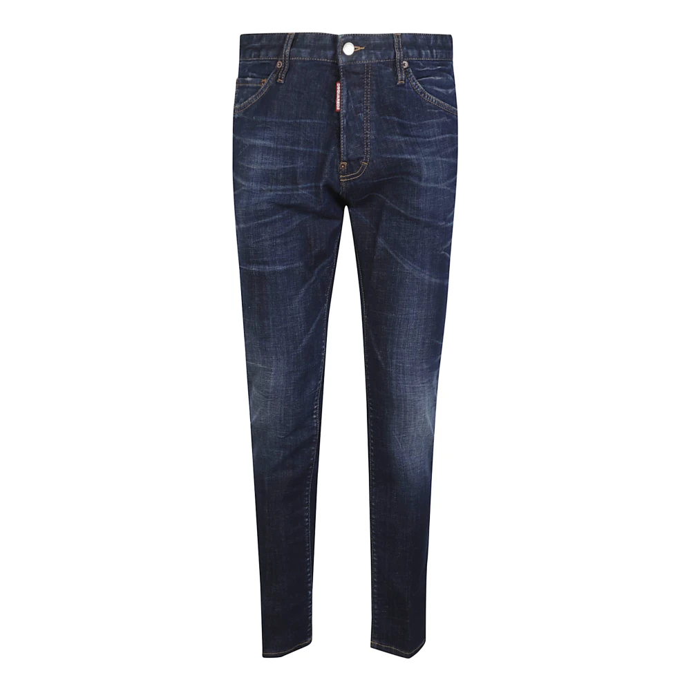 Dsquared2 Men's Blue Slim Fit Jeans, 2XL, Teddy Jeans