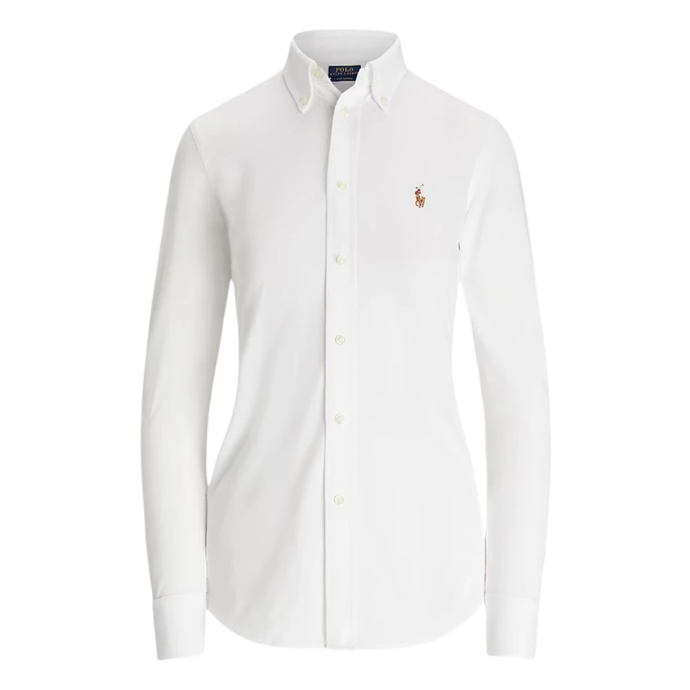 Polo Ralph Lauren Vit Jersey Skjorta