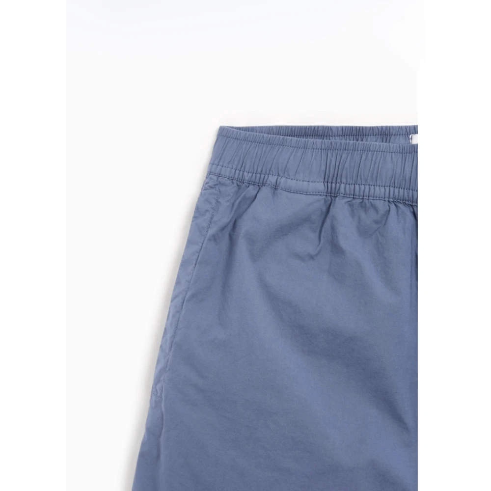Stone Island Comfort Fit Cargo Bermuda Shorts Blue Heren