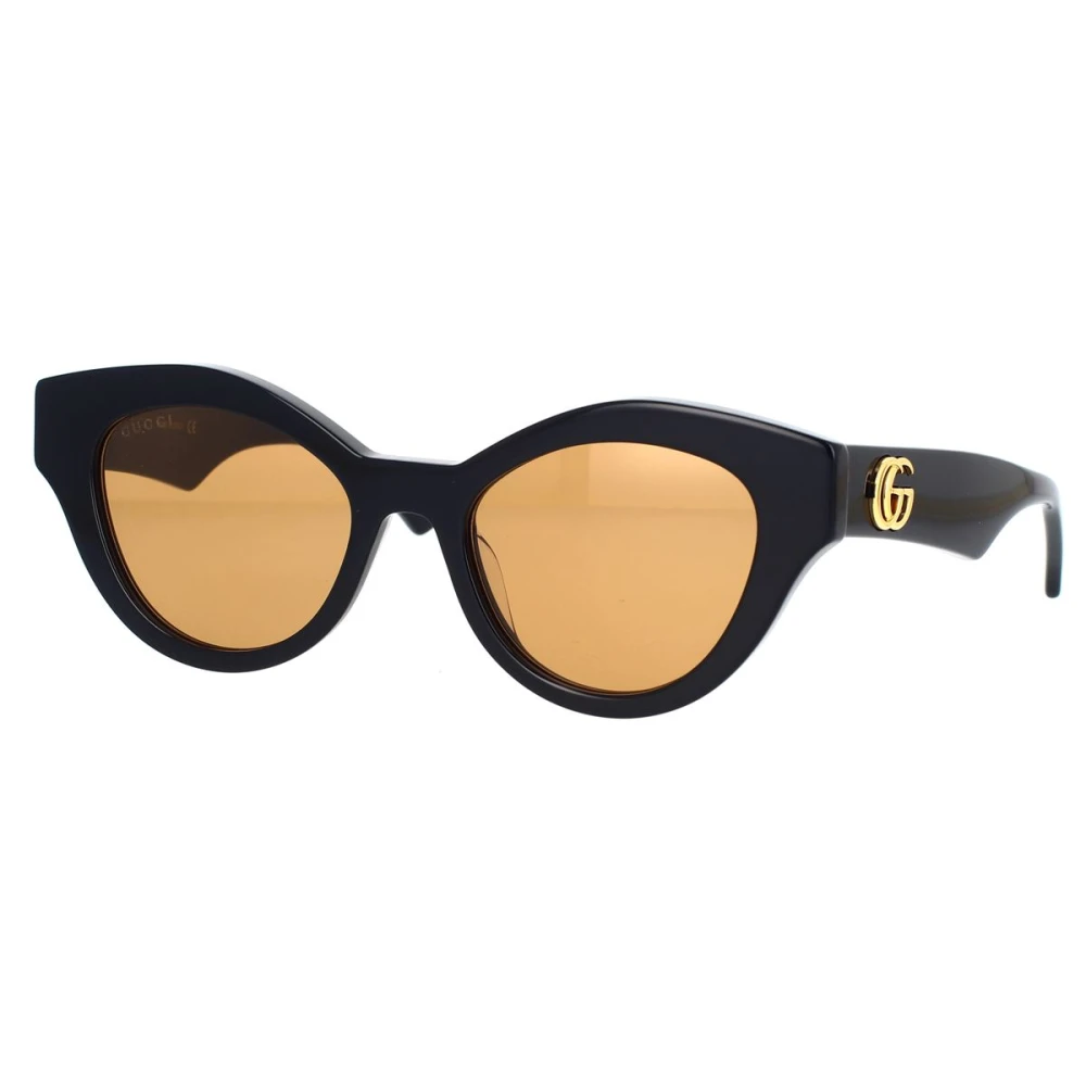 Gucci Minimalistische Cat-Eye Zonnebril Black Dames